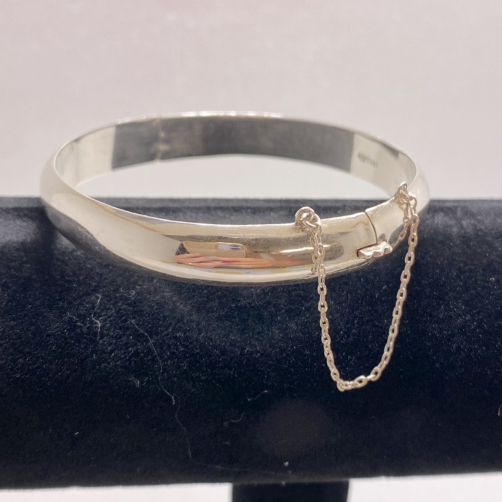 Vintage solid sterling silver 925 bangle bracelet